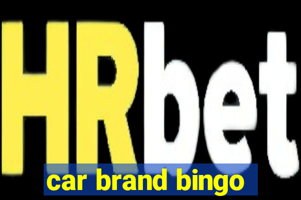 car brand bingo